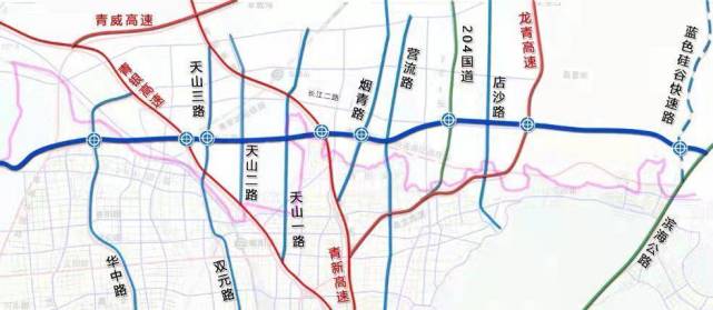 藍(lán)谷至膠東機(jī)場快速通道即墨城陽段通過專家審查，力爭年內(nèi)盡早開建
